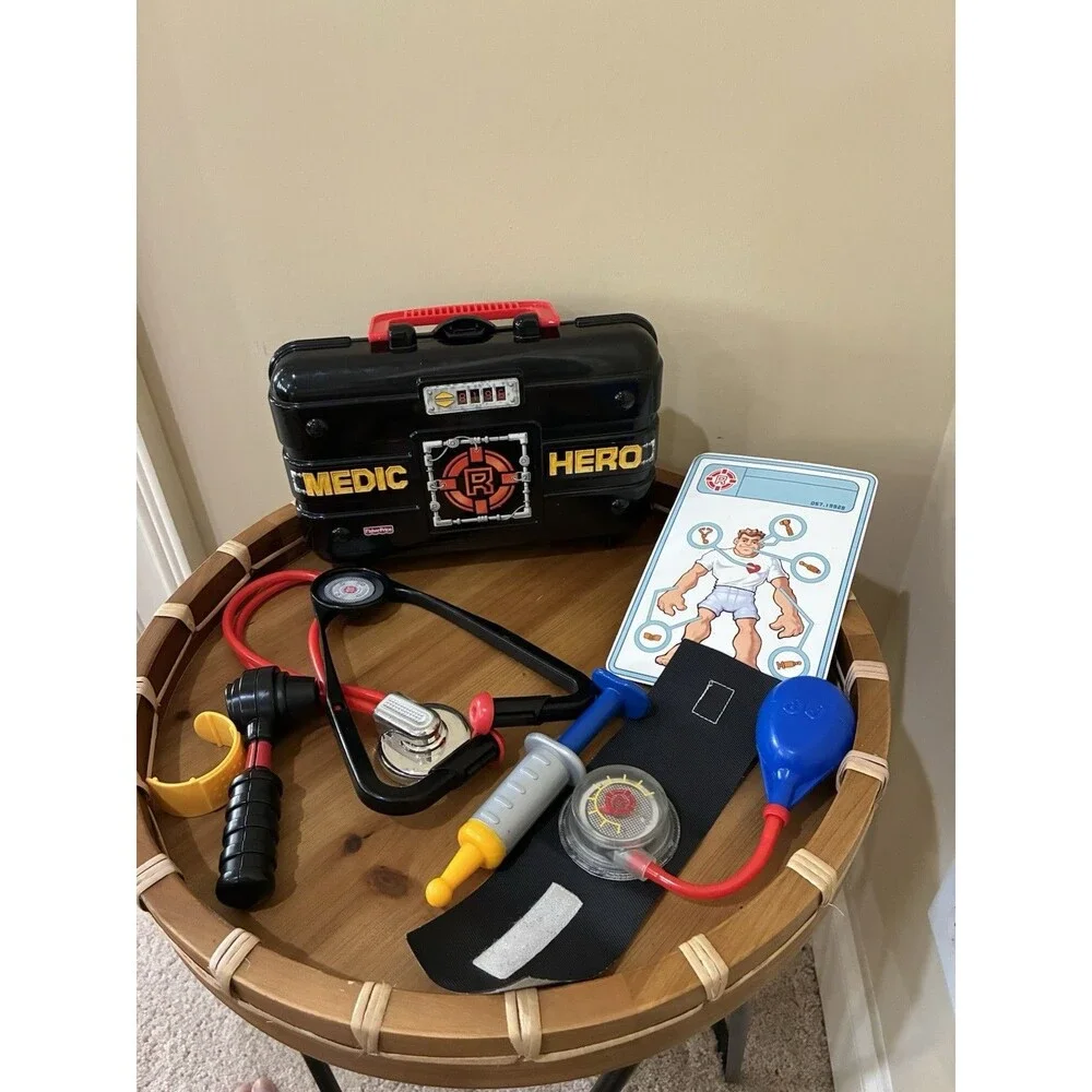 2002 Vintage Fisher Price Rescue Heroes Medical Doctors Play Kit